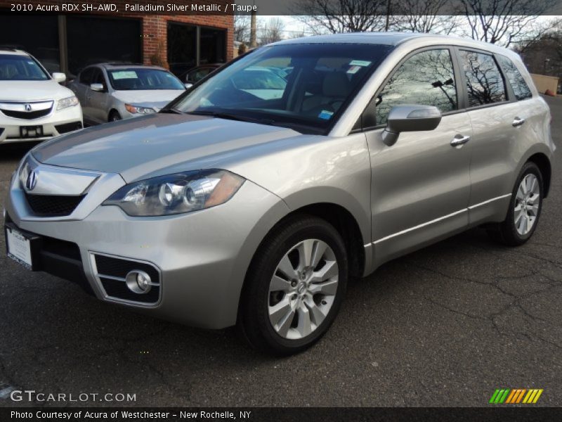 Palladium Silver Metallic / Taupe 2010 Acura RDX SH-AWD