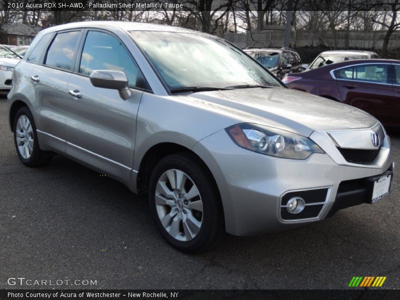 Palladium Silver Metallic / Taupe 2010 Acura RDX SH-AWD