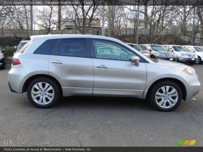 Palladium Silver Metallic / Taupe 2010 Acura RDX SH-AWD