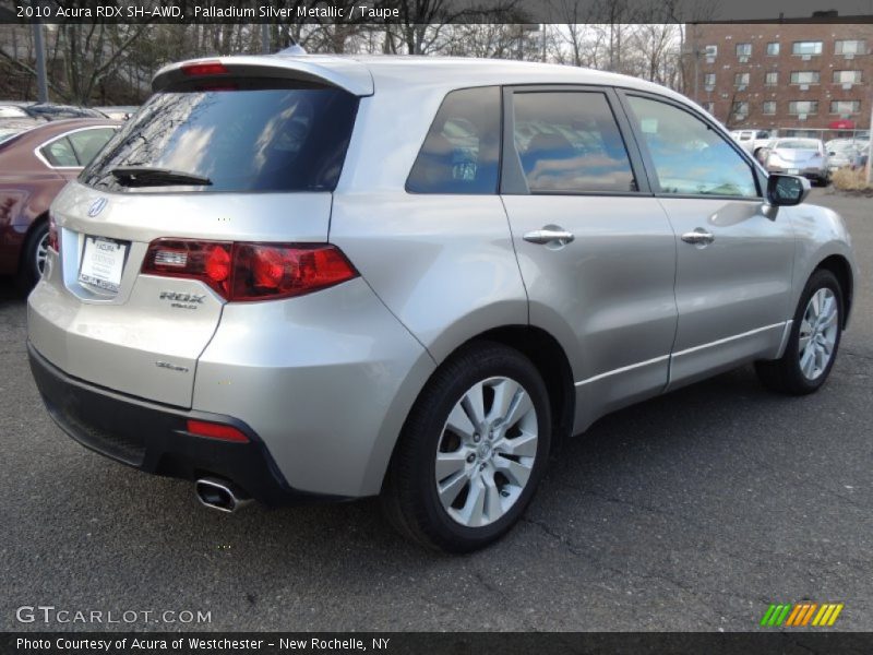 Palladium Silver Metallic / Taupe 2010 Acura RDX SH-AWD