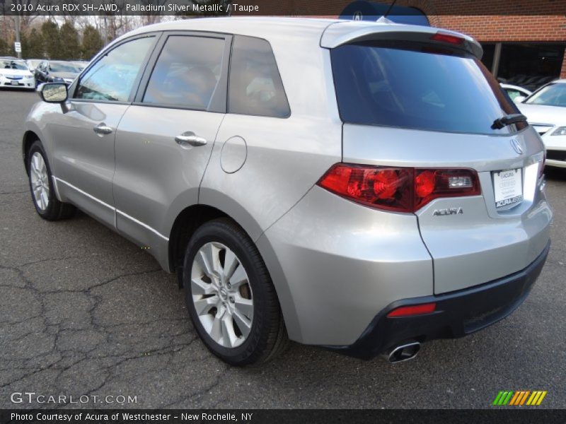 Palladium Silver Metallic / Taupe 2010 Acura RDX SH-AWD