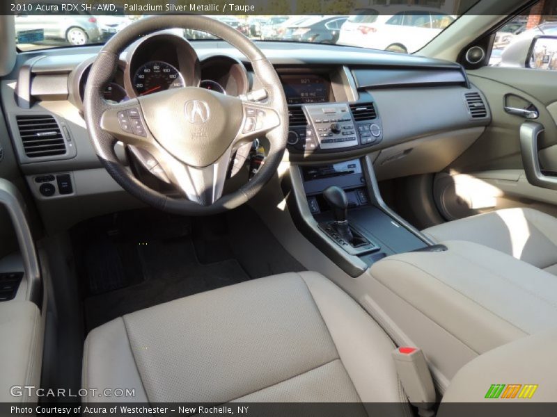Palladium Silver Metallic / Taupe 2010 Acura RDX SH-AWD