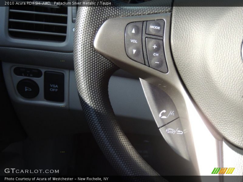 Palladium Silver Metallic / Taupe 2010 Acura RDX SH-AWD