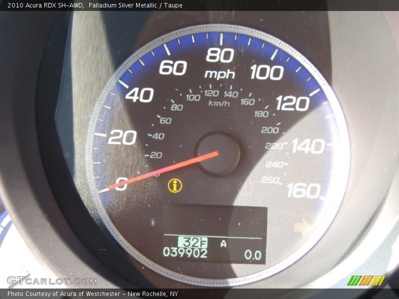 Palladium Silver Metallic / Taupe 2010 Acura RDX SH-AWD
