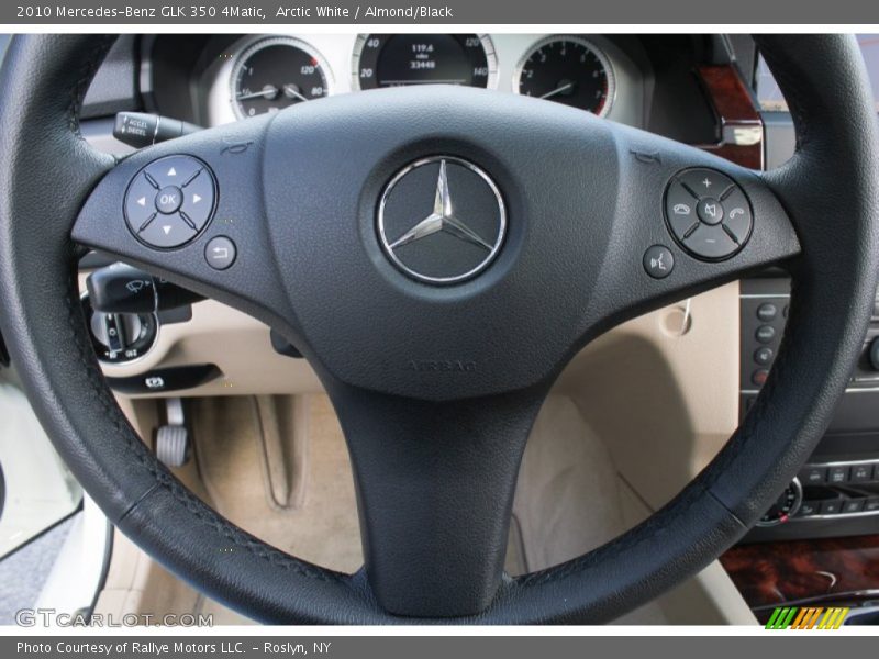 Arctic White / Almond/Black 2010 Mercedes-Benz GLK 350 4Matic