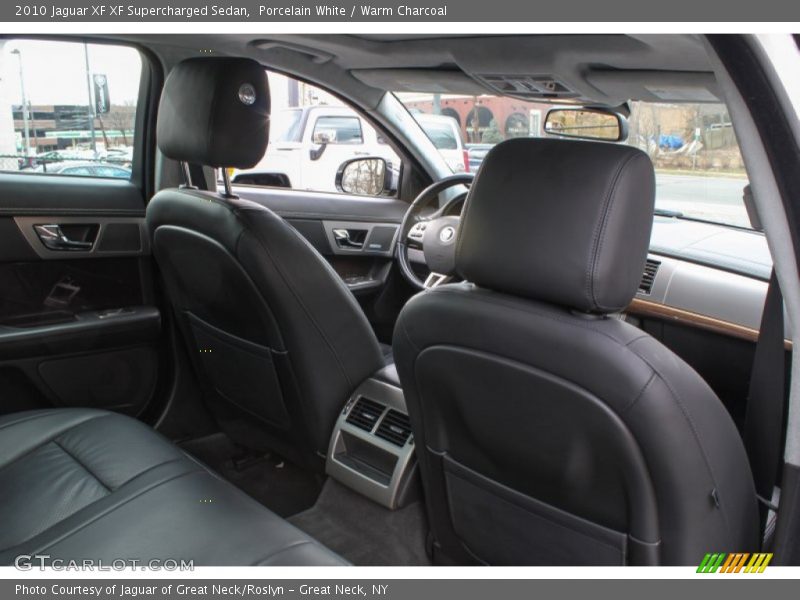 Porcelain White / Warm Charcoal 2010 Jaguar XF XF Supercharged Sedan