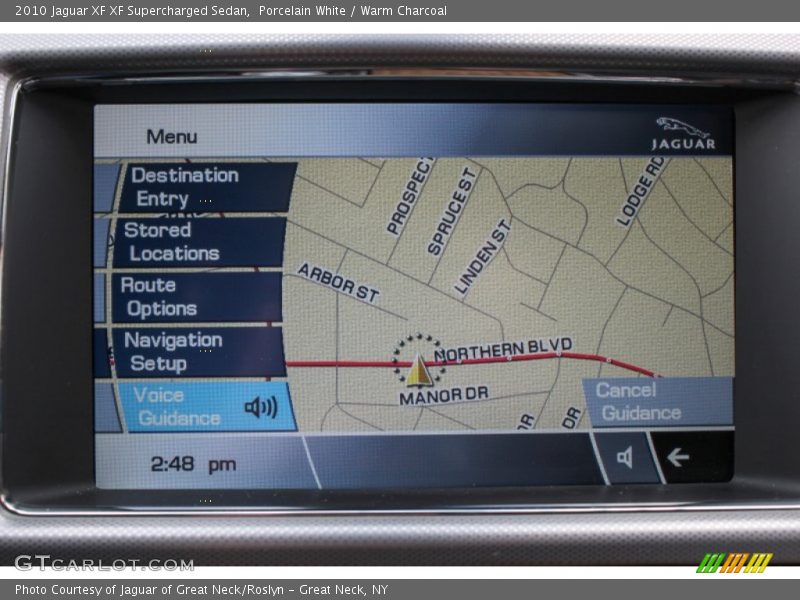 Navigation of 2010 XF XF Supercharged Sedan