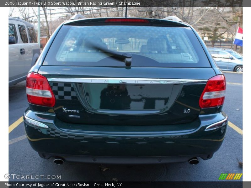 British Racing Green / Champagne 2006 Jaguar X-Type 3.0 Sport Wagon