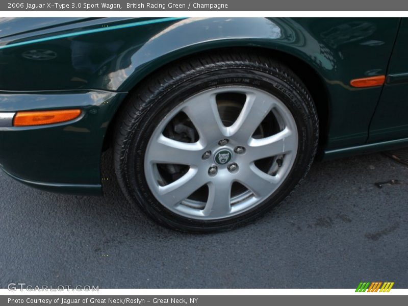 British Racing Green / Champagne 2006 Jaguar X-Type 3.0 Sport Wagon