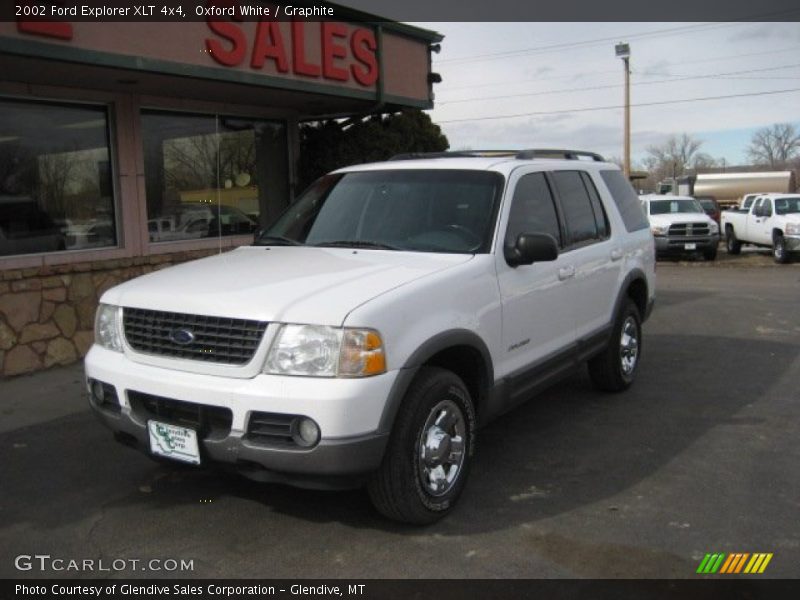 Oxford White / Graphite 2002 Ford Explorer XLT 4x4