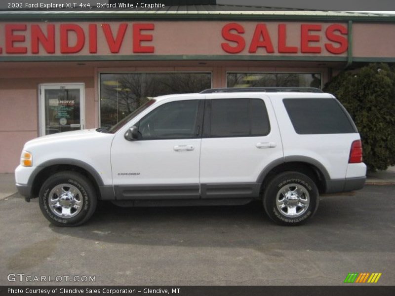 Oxford White / Graphite 2002 Ford Explorer XLT 4x4