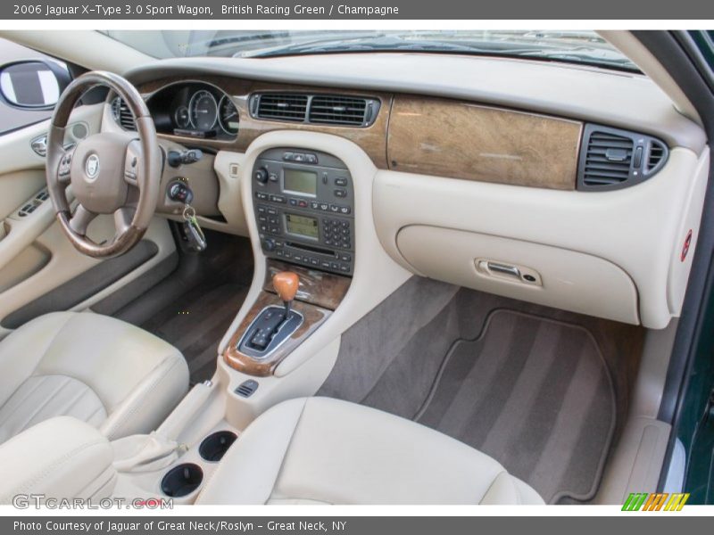 British Racing Green / Champagne 2006 Jaguar X-Type 3.0 Sport Wagon