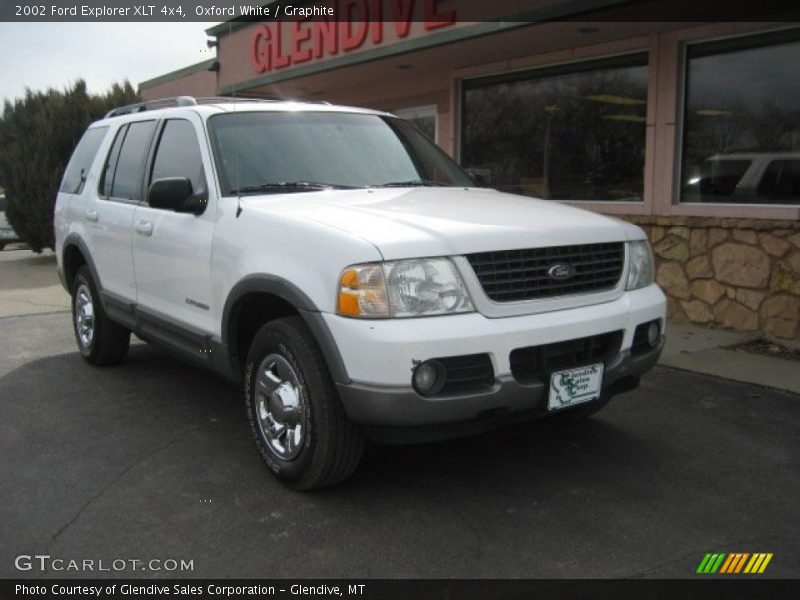 Oxford White / Graphite 2002 Ford Explorer XLT 4x4