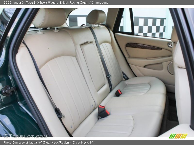 British Racing Green / Champagne 2006 Jaguar X-Type 3.0 Sport Wagon