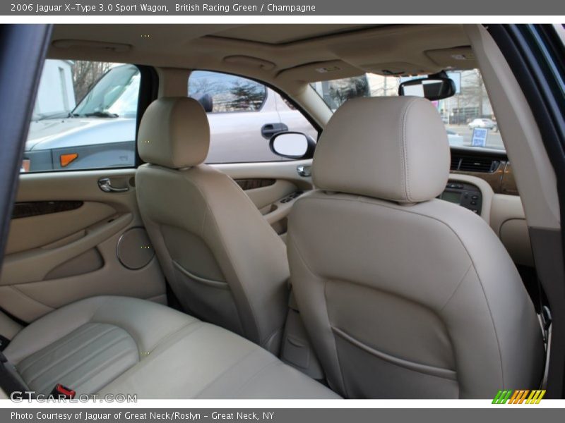 British Racing Green / Champagne 2006 Jaguar X-Type 3.0 Sport Wagon