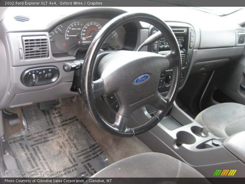 Oxford White / Graphite 2002 Ford Explorer XLT 4x4