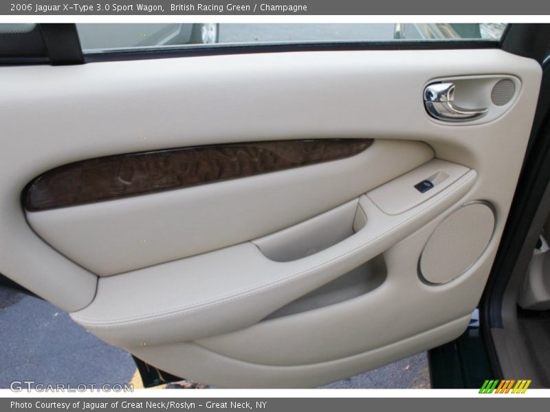 British Racing Green / Champagne 2006 Jaguar X-Type 3.0 Sport Wagon