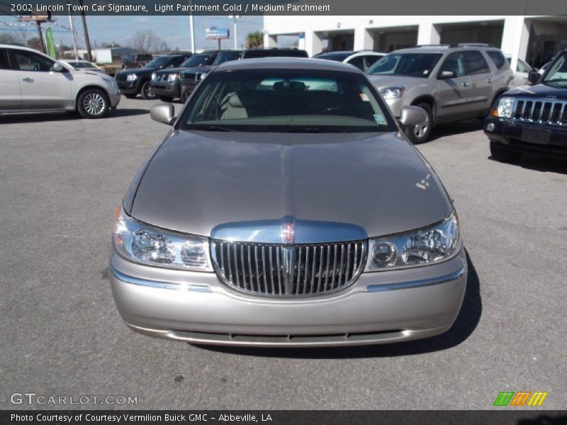 Light Parchment Gold / Medium Parchment 2002 Lincoln Town Car Signature