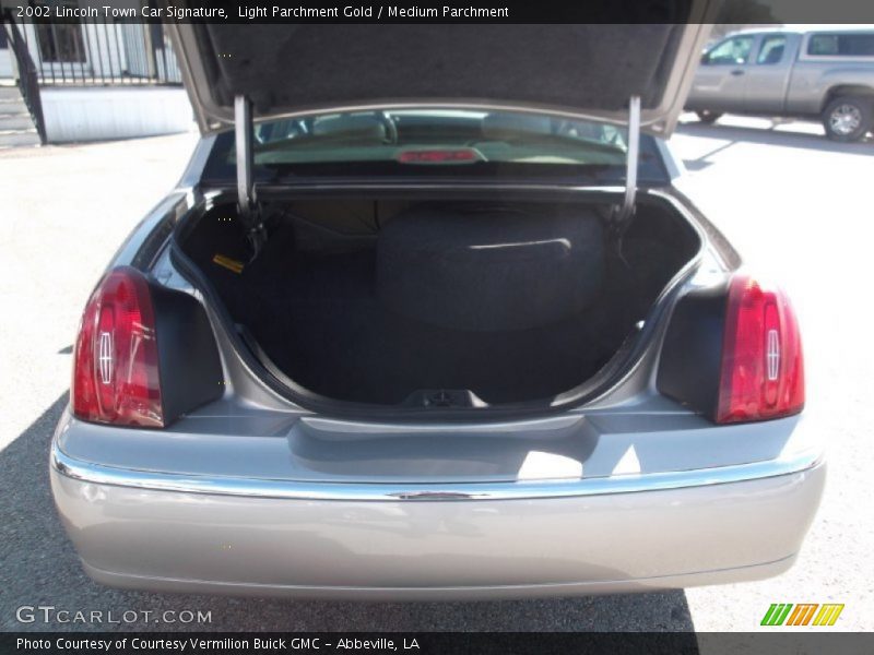 Light Parchment Gold / Medium Parchment 2002 Lincoln Town Car Signature
