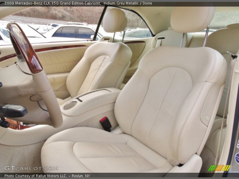 Front Seat of 2009 CLK 350 Grand Edition Cabriolet