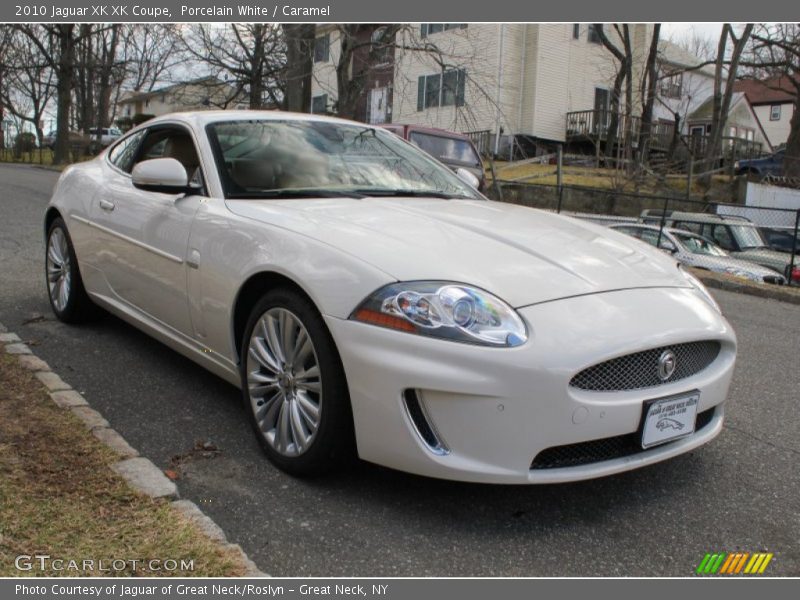 Porcelain White / Caramel 2010 Jaguar XK XK Coupe