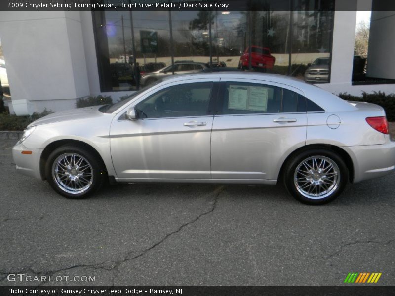 Bright Silver Metallic / Dark Slate Gray 2009 Chrysler Sebring Touring Sedan