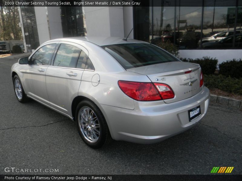 Bright Silver Metallic / Dark Slate Gray 2009 Chrysler Sebring Touring Sedan
