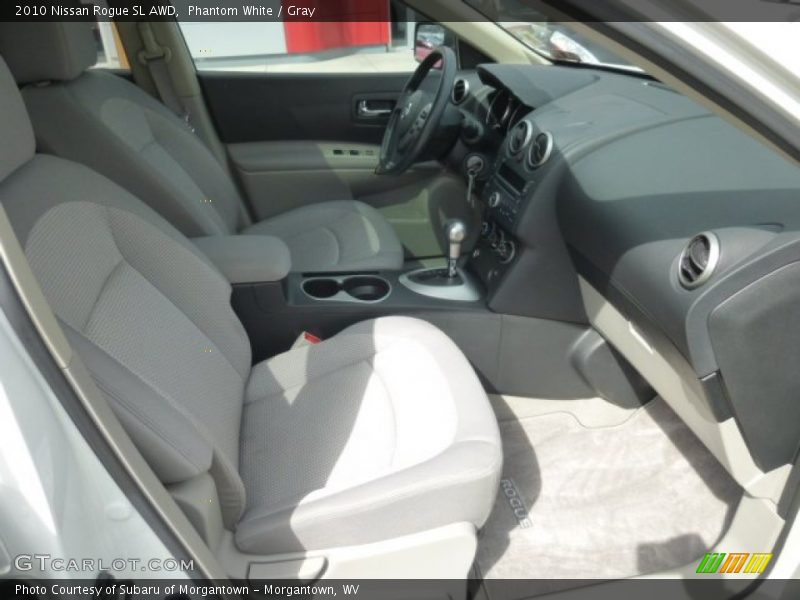 Phantom White / Gray 2010 Nissan Rogue SL AWD