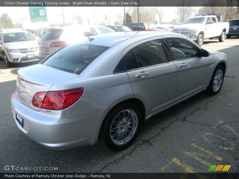 Bright Silver Metallic / Dark Slate Gray 2009 Chrysler Sebring Touring Sedan