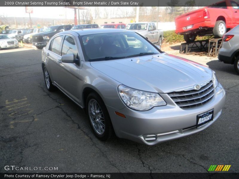 Bright Silver Metallic / Dark Slate Gray 2009 Chrysler Sebring Touring Sedan