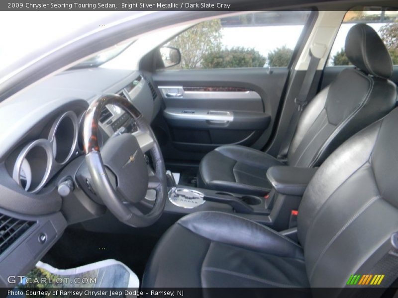 Bright Silver Metallic / Dark Slate Gray 2009 Chrysler Sebring Touring Sedan