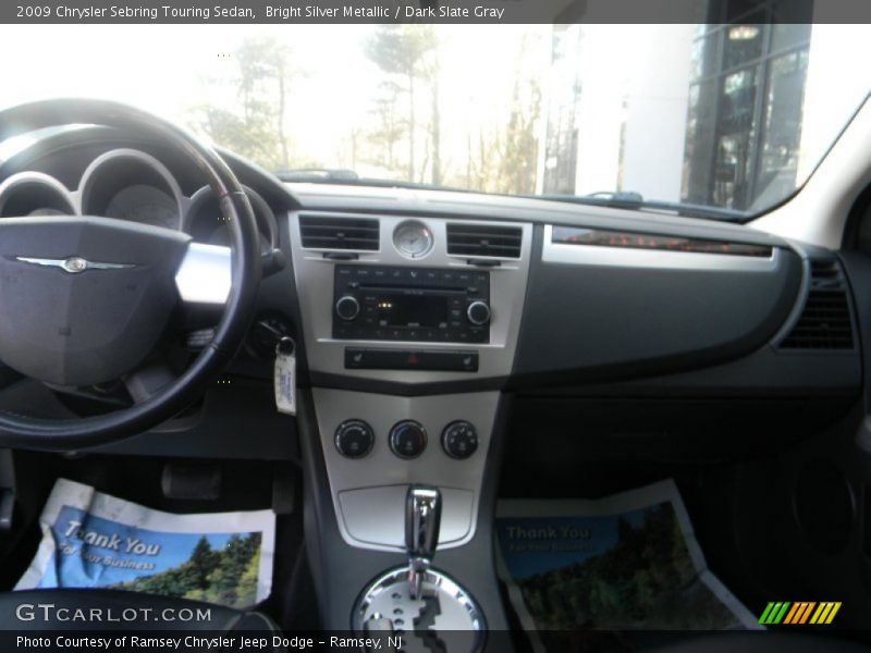 Bright Silver Metallic / Dark Slate Gray 2009 Chrysler Sebring Touring Sedan