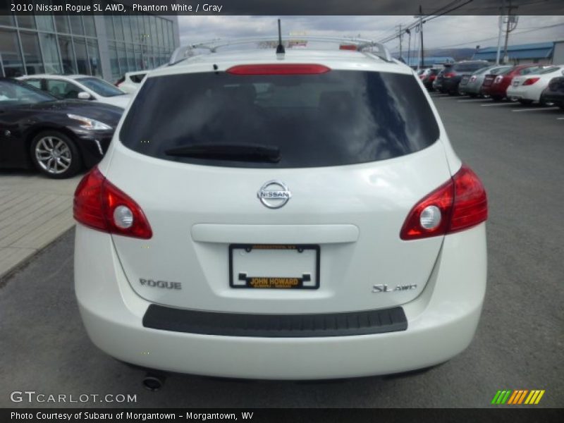 Phantom White / Gray 2010 Nissan Rogue SL AWD