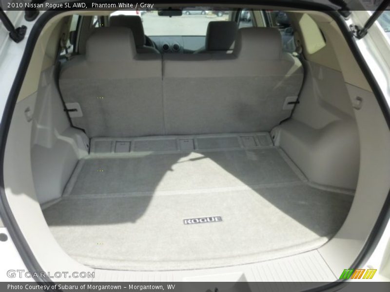 Phantom White / Gray 2010 Nissan Rogue SL AWD