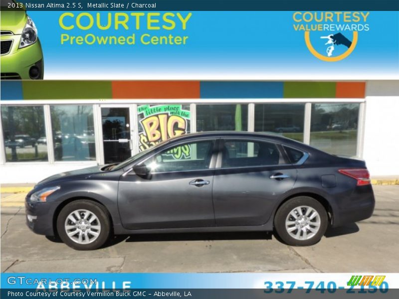 Metallic Slate / Charcoal 2013 Nissan Altima 2.5 S