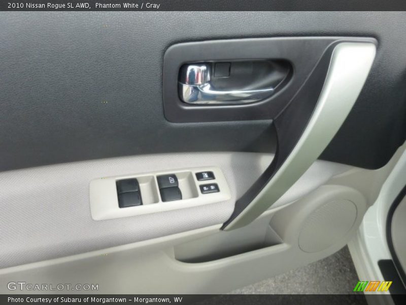 Phantom White / Gray 2010 Nissan Rogue SL AWD