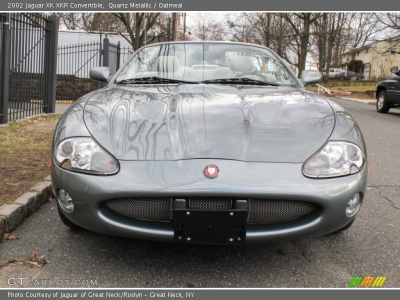 Quartz Metallic / Oatmeal 2002 Jaguar XK XKR Convertible