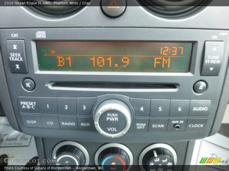 Phantom White / Gray 2010 Nissan Rogue SL AWD