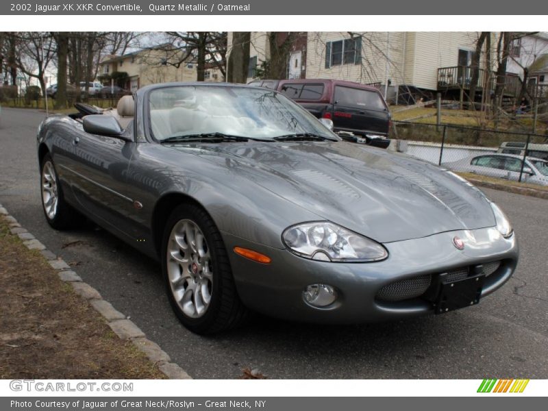 Quartz Metallic / Oatmeal 2002 Jaguar XK XKR Convertible