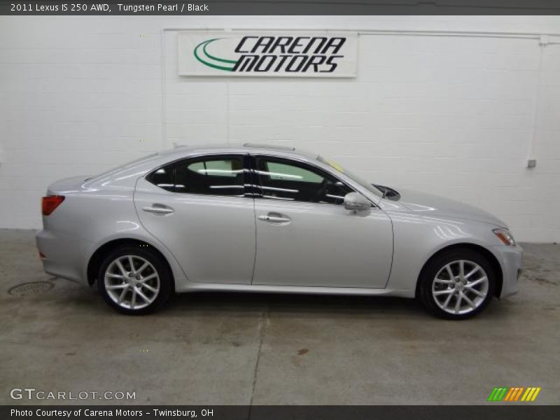 Tungsten Pearl / Black 2011 Lexus IS 250 AWD