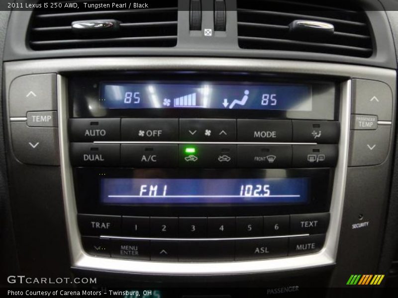Tungsten Pearl / Black 2011 Lexus IS 250 AWD