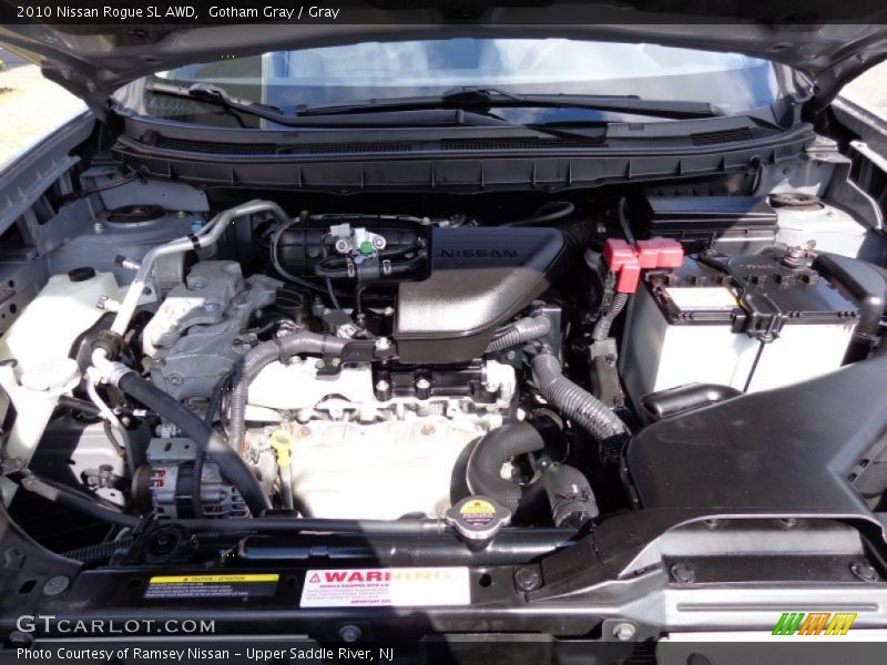 Gotham Gray / Gray 2010 Nissan Rogue SL AWD