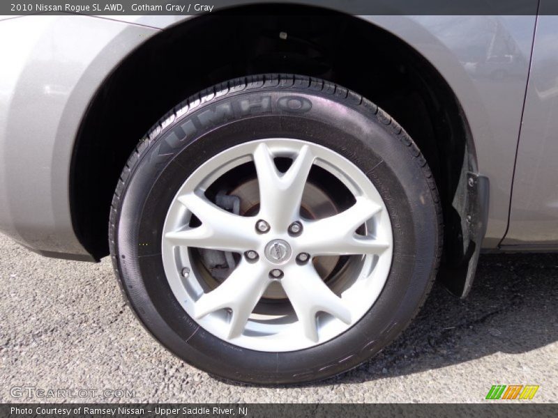 Gotham Gray / Gray 2010 Nissan Rogue SL AWD