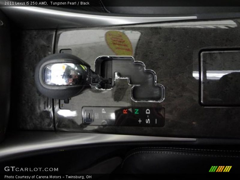 Tungsten Pearl / Black 2011 Lexus IS 250 AWD