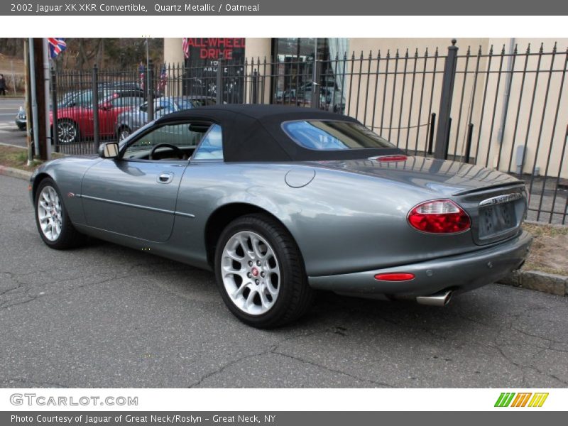 Quartz Metallic / Oatmeal 2002 Jaguar XK XKR Convertible