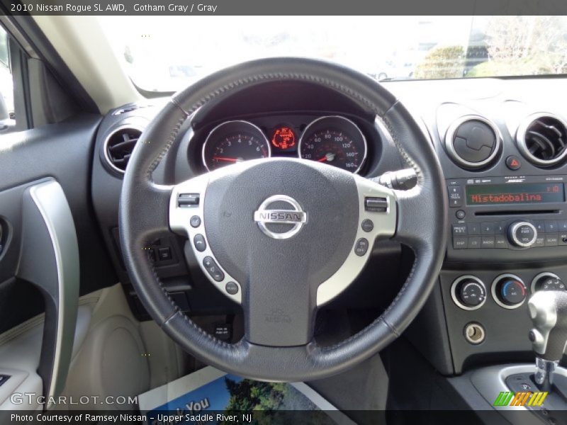 Gotham Gray / Gray 2010 Nissan Rogue SL AWD
