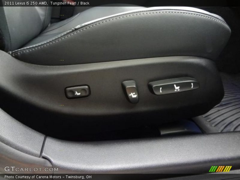 Tungsten Pearl / Black 2011 Lexus IS 250 AWD