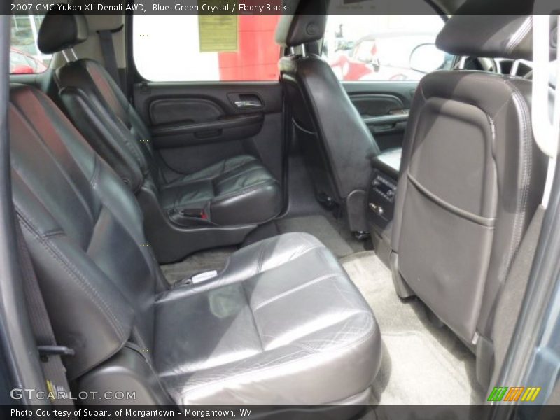 Blue-Green Crystal / Ebony Black 2007 GMC Yukon XL Denali AWD