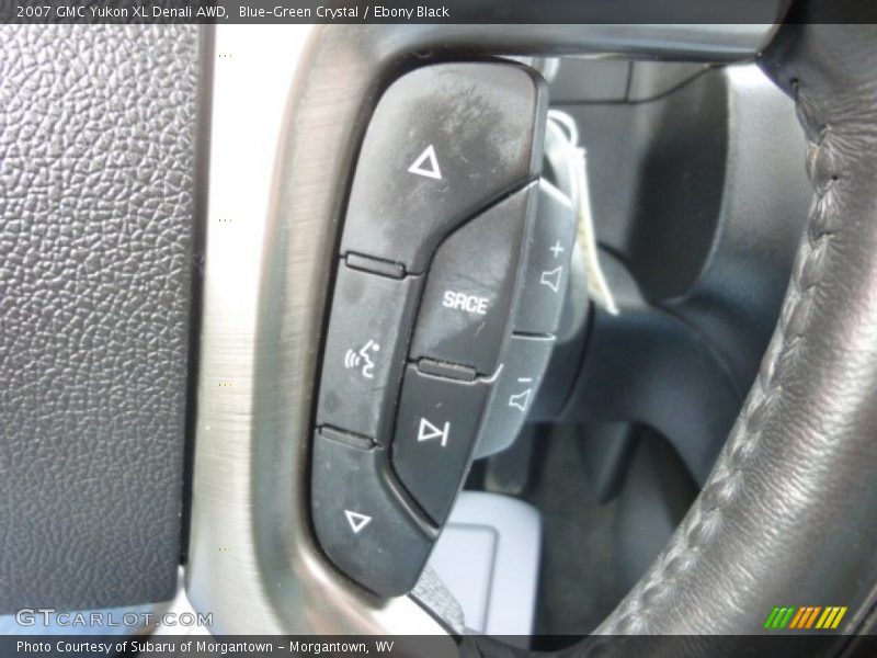 Blue-Green Crystal / Ebony Black 2007 GMC Yukon XL Denali AWD