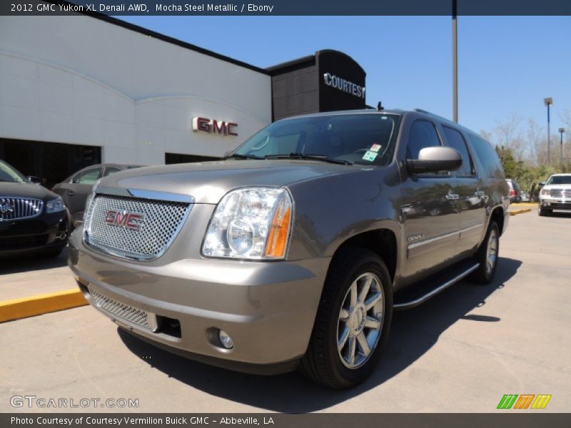 Mocha Steel Metallic / Ebony 2012 GMC Yukon XL Denali AWD